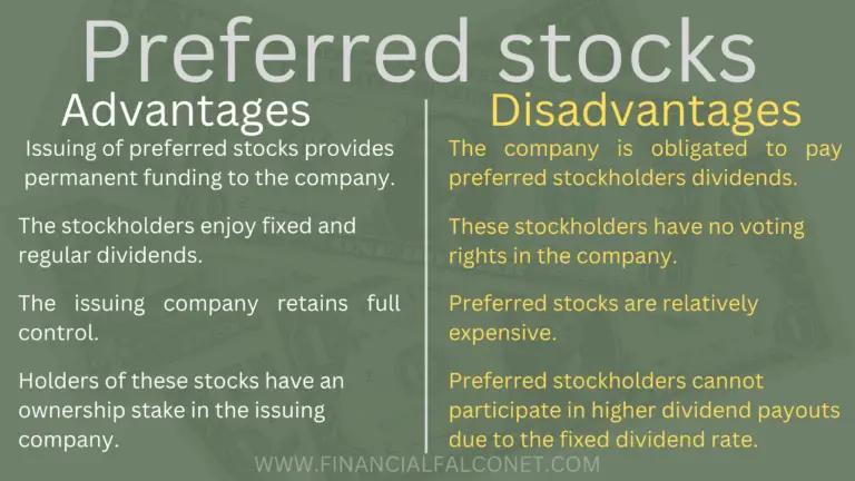 Preferred Stock Advantages And Disadvantages Financial Falconet