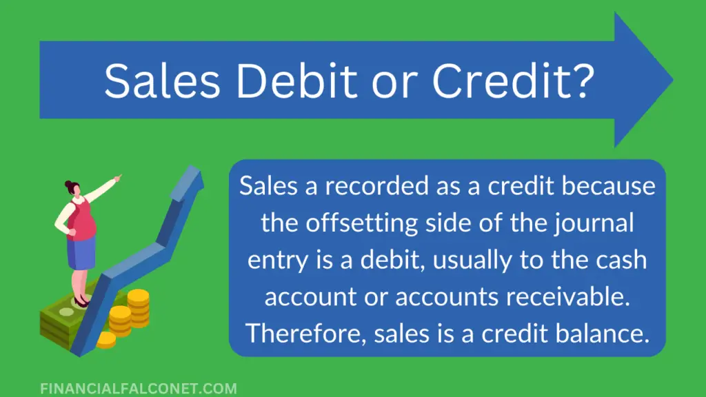 Sales debit or credit?