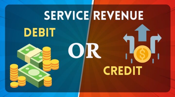 service revenue debit or credit