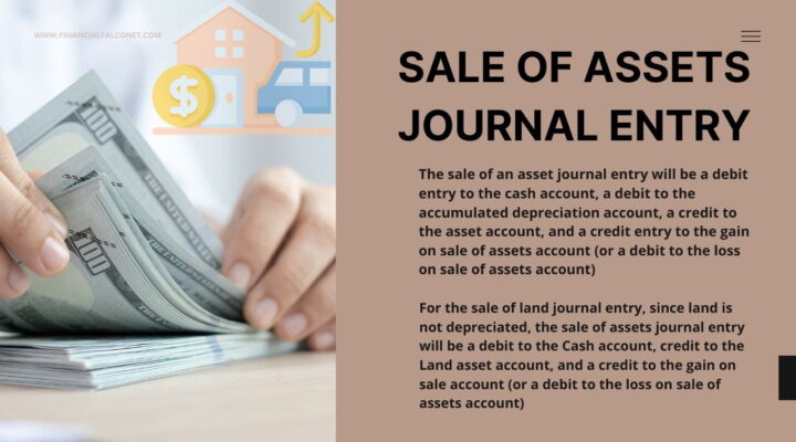 Sale of assets journal entry