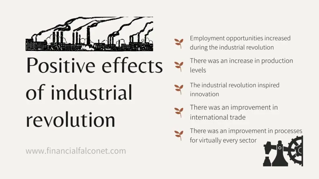 Positive Effects Of The Industrial Revolution Financial Falconet