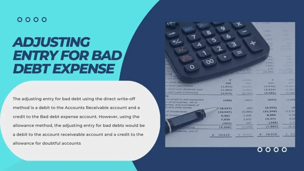 Adjusting Entry For Bad Debt Expense - Financial Falconet