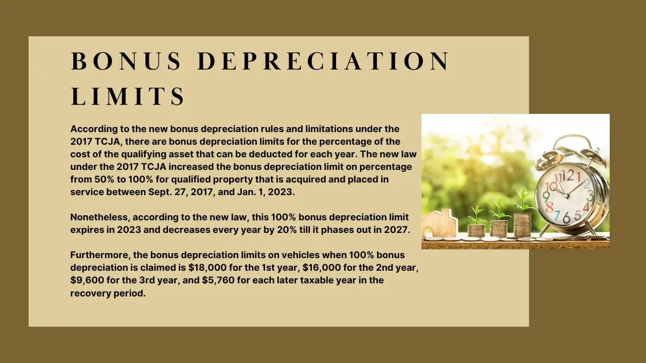 Bonus Depreciation Limits Financial