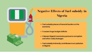 Negative Effects Of Fuel Subsidy In Nigeria - Financial Falconet