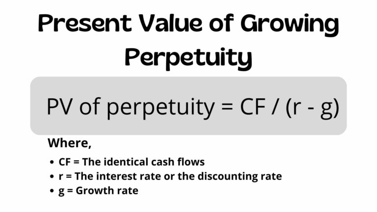 Present Value Of Perpetuity Formula And Calculation - Financial Falconet